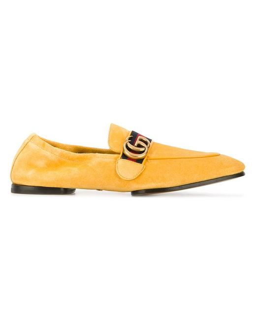 Gucci GG plaque Web loafers 8