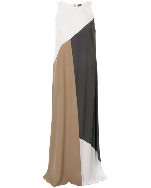 Lorena Antoniazzi colour block maxi dress