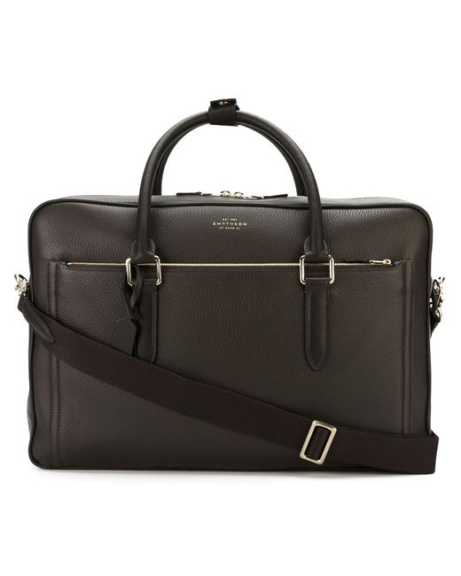Smythson front pocket briefcase
