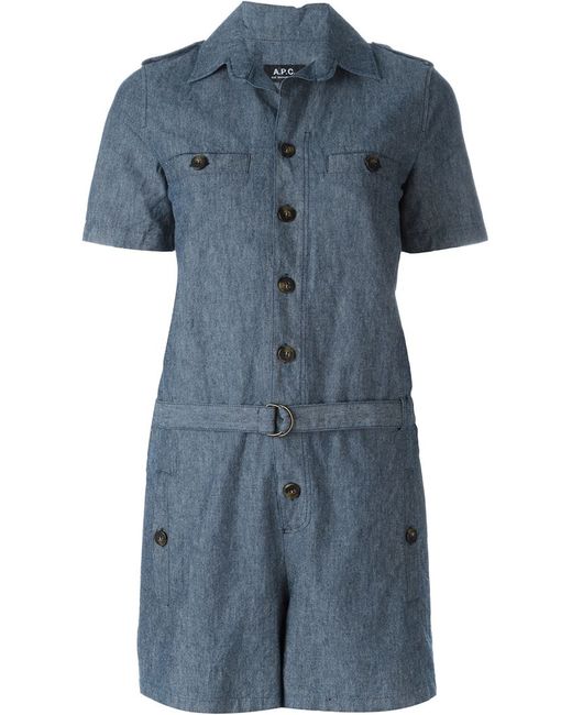 A.P.C. A.P.C. belted playsuit 36