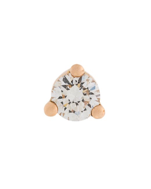 Delfina Delettrez 18kt Dots Solitaire diamond and pearl earring