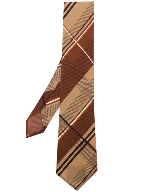 Marni diagonally striped tie