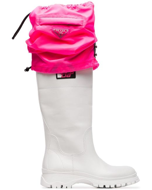 Prada Knee-High Rain Boots
