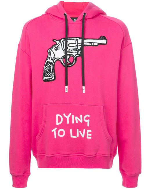 Haculla Dying to live patch hoodie