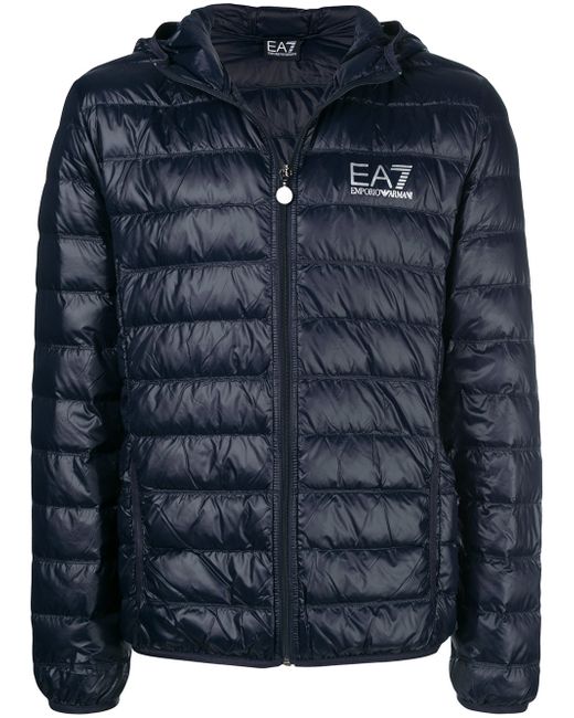Ea7 padded zipped jacket
