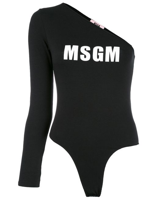 Msgm one shoulder bodysuit XS