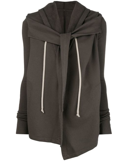 Rick Owens DRKSHDW open front hooded cardigan