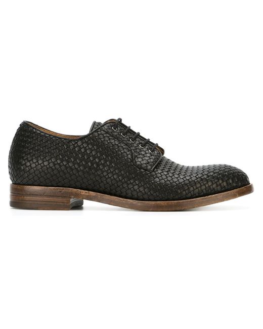 Buttero® woven lace-up shoes