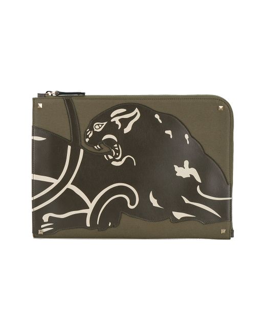 Valentino panther document case