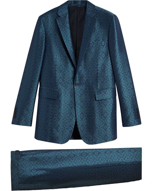 Burberry Soho-fit geometric suit
