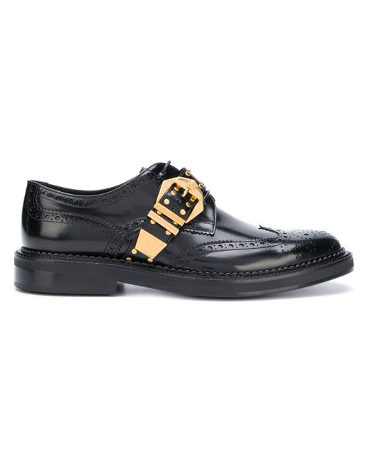Versace buckled oxford shoes