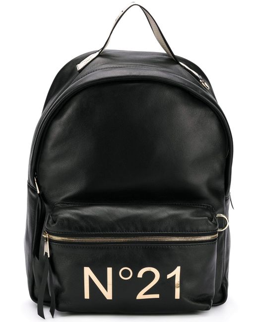 N.21 centre logo backpack