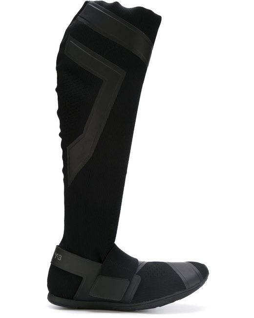 Y-3 mid-calf sock boots
