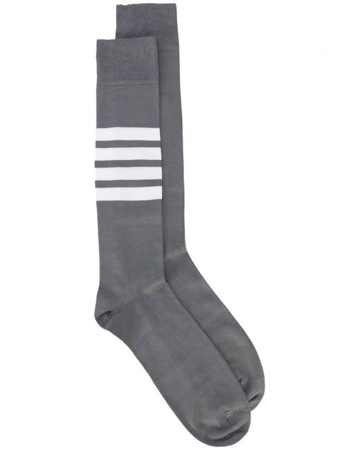 Thom Browne 4-bar striped socks