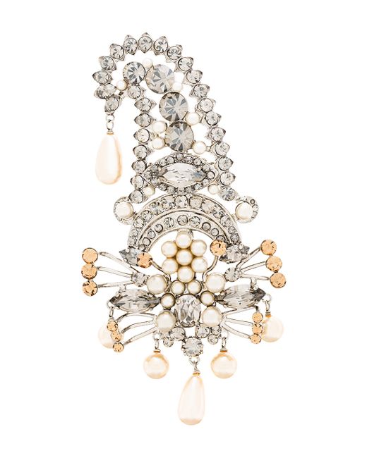 Etro pearl embellished brooch