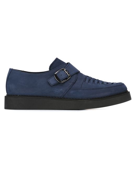 Diesel thick sole monk shoes