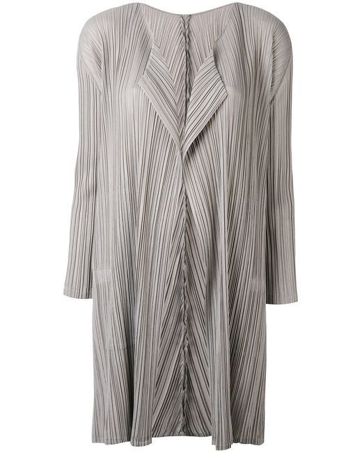 Pleats Please By Issey Miyake pleated coat