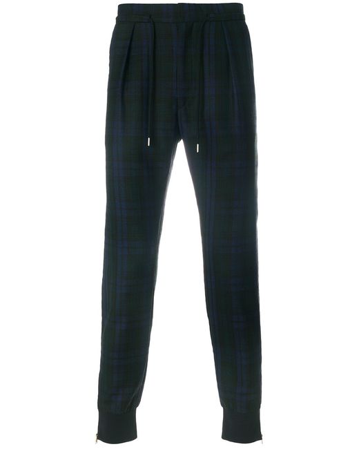 Paul Smith plaid tapered trousers