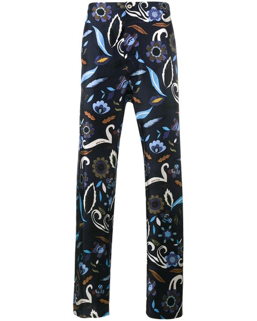 Fendi swan print pyjama trousers