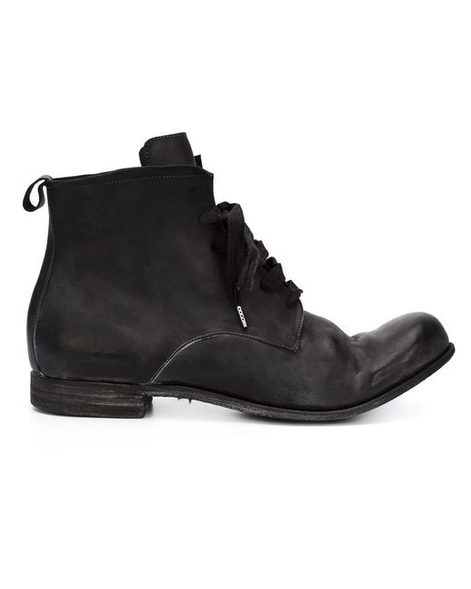 A Diciannoveventitre distressed lace-up boots
