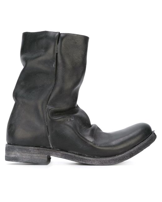 Poème Bohèmien distressed mid-calf boots