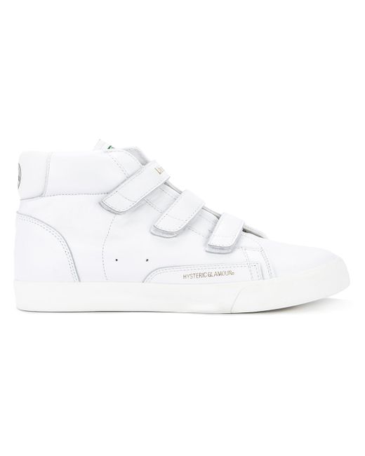 Hysteric Glamour strapped hi-top sneakers