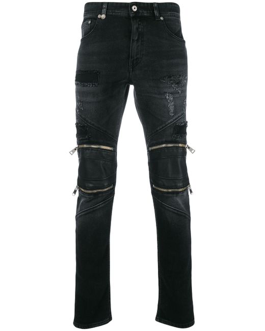 Just Cavalli zip-embellished skinny jeans