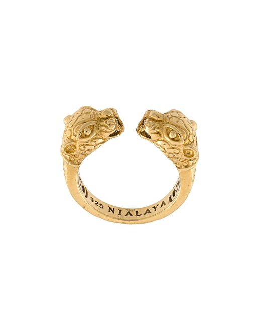 Nialaya Jewelry panther ring