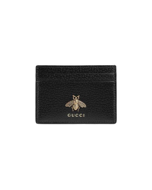 Gucci Animalier leather card case