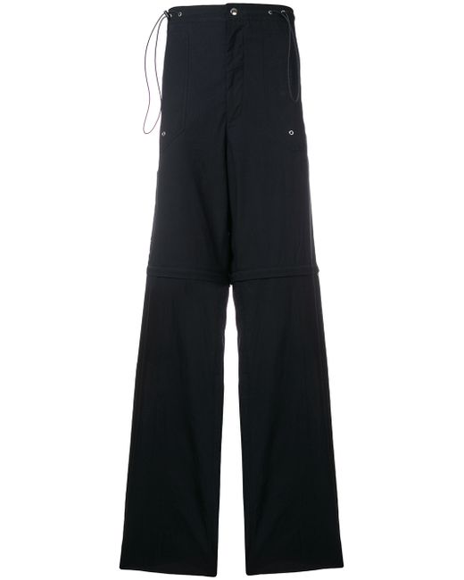 Lanvin high waisted cargo trousers