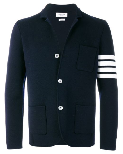 Thom Browne 4-Bar Stripe Fine Merino Sport Coat
