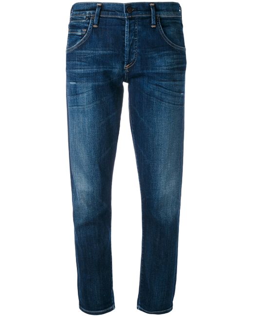 Citizens of Humanity cropped straight leg jeans