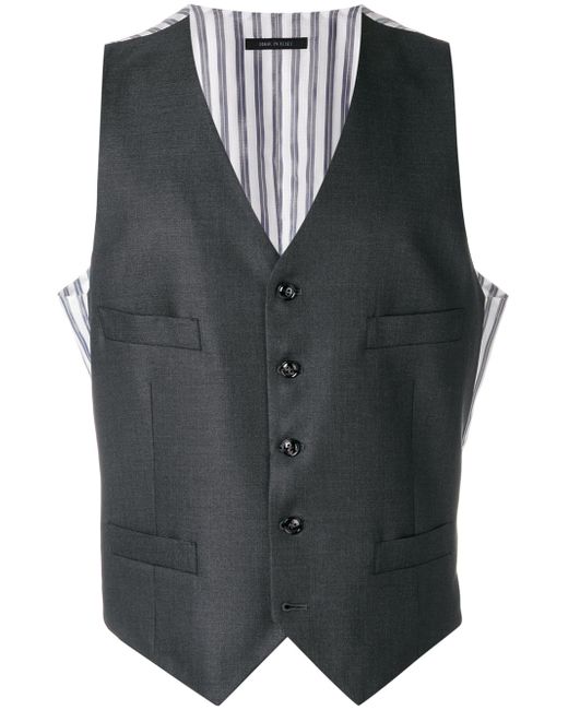 Giorgio Armani stripe detail waistcoat