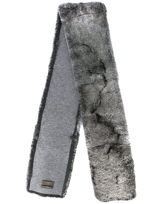 N.Peal long fur scarf