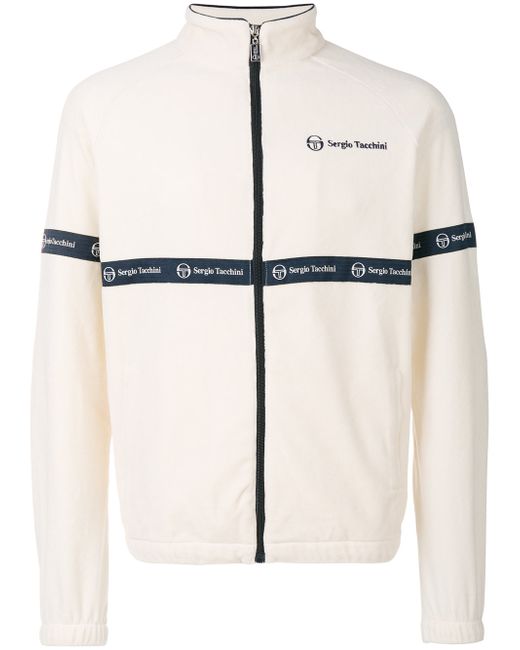 Sergio Tacchini velvet zip front sweatshirt