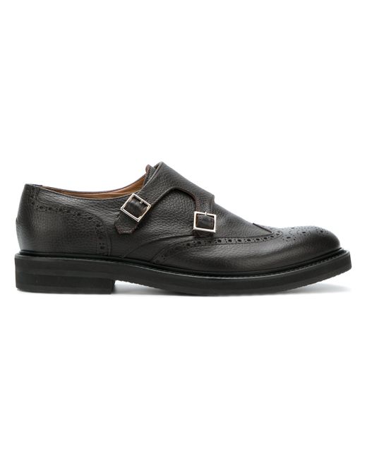 Eleventy buckled monk shoes