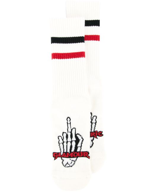 Hysteric Glamour printed detail socks