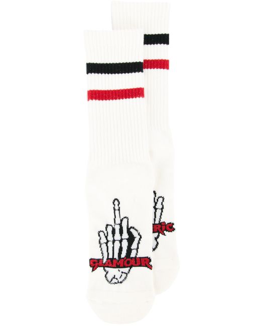 Hysteric Glamour printed detail socks