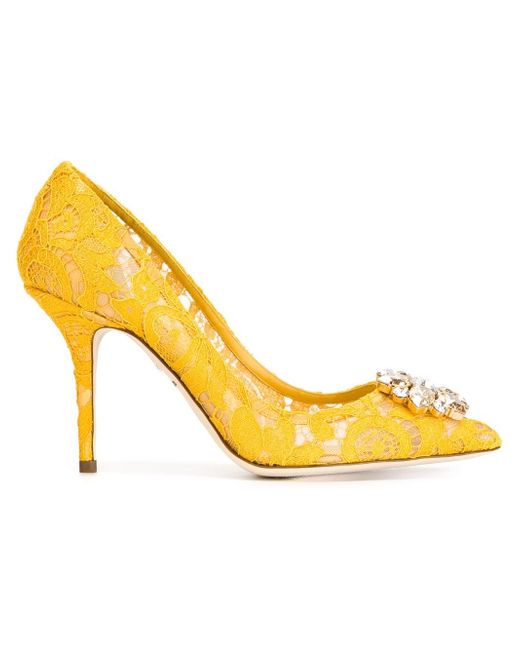 Dolce & Gabbana Belluci pumps Yellow