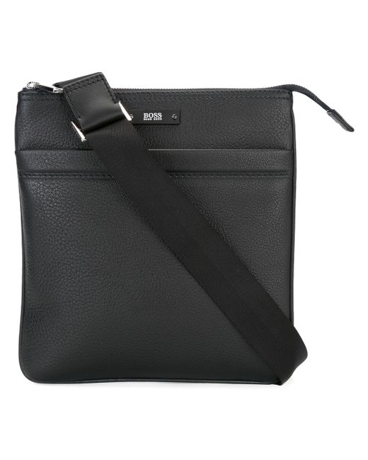 Hugo Boss zipped messenger bag