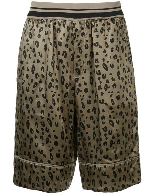3.1 Phillip Lim Reversible Leopard print shorts