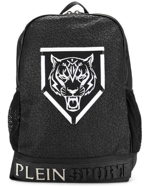 Plein Sport logo print backpack