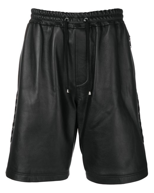 Les Hommes lace-up basketball shorts