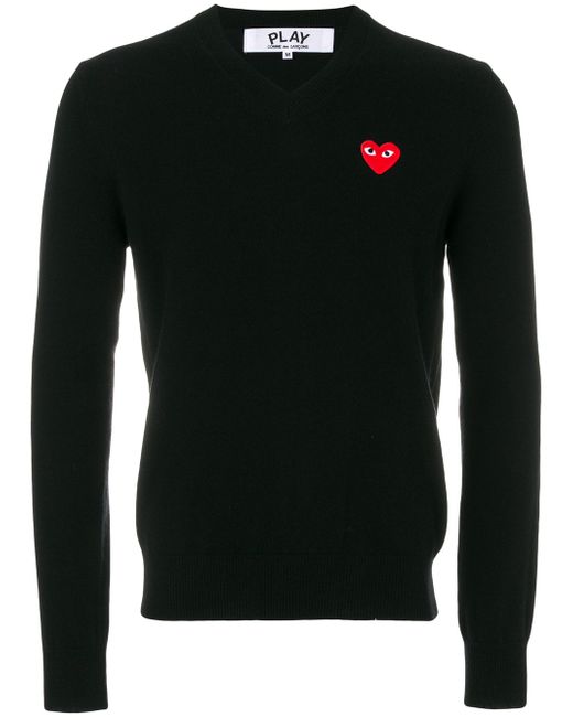 Comme Des Garçons Play heart logo sweater