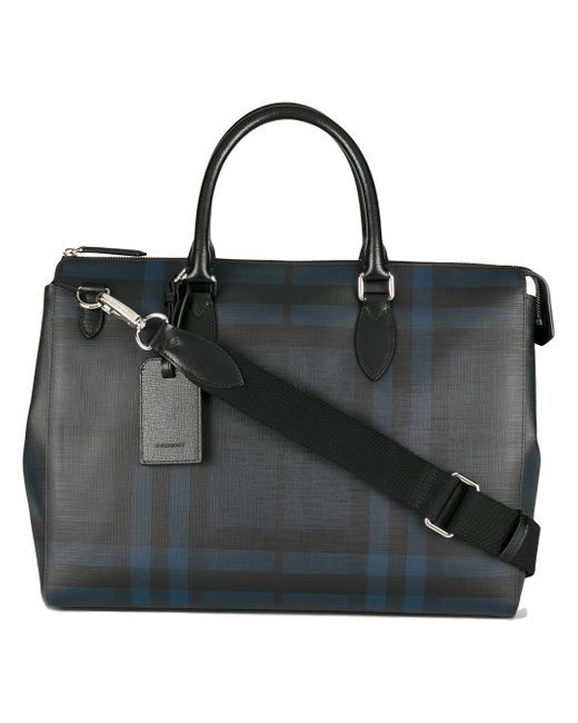 Burberry London check briefcase