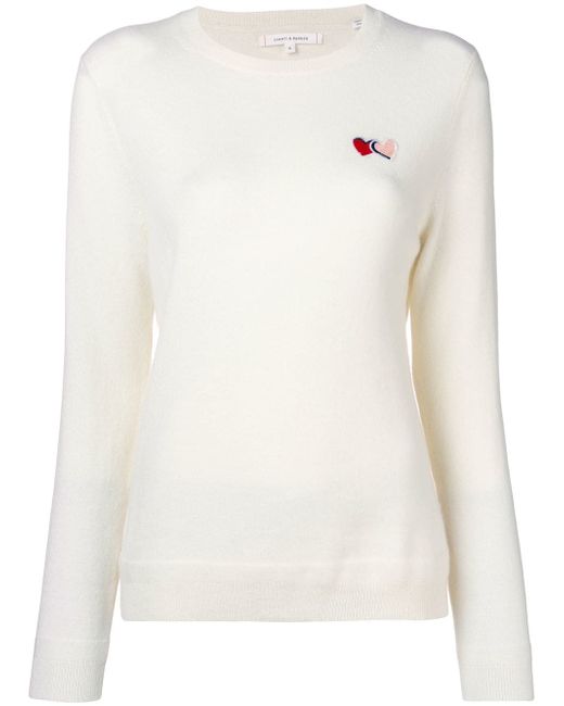 Chinti And Parker logo sweater Nude Neutrals