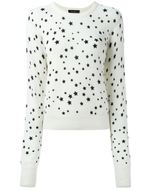 Equipment stars knitted sweater XS Cashmere/Cotton