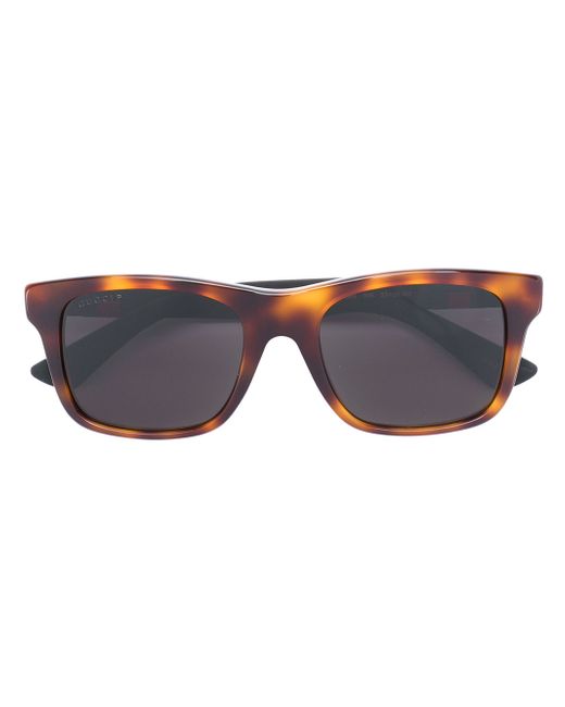 Gucci Web trim rectangular sunglasses