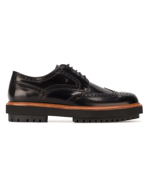 Tod's chunky sole brogues