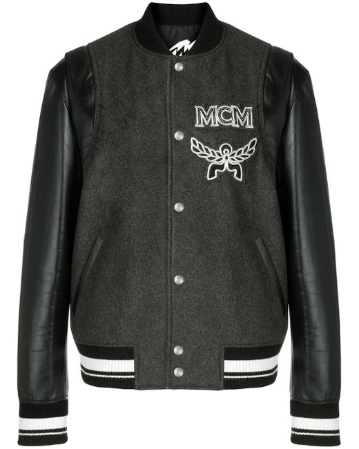 Mcm bomber jacket with detachable sleeves